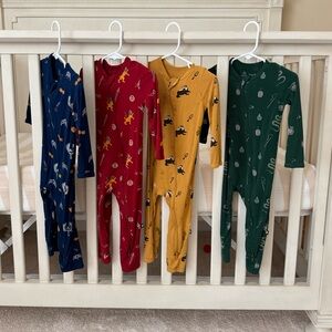 Kyte Baby Harry Potter sorting houses rompers 18-24 Bamboo sleeper
